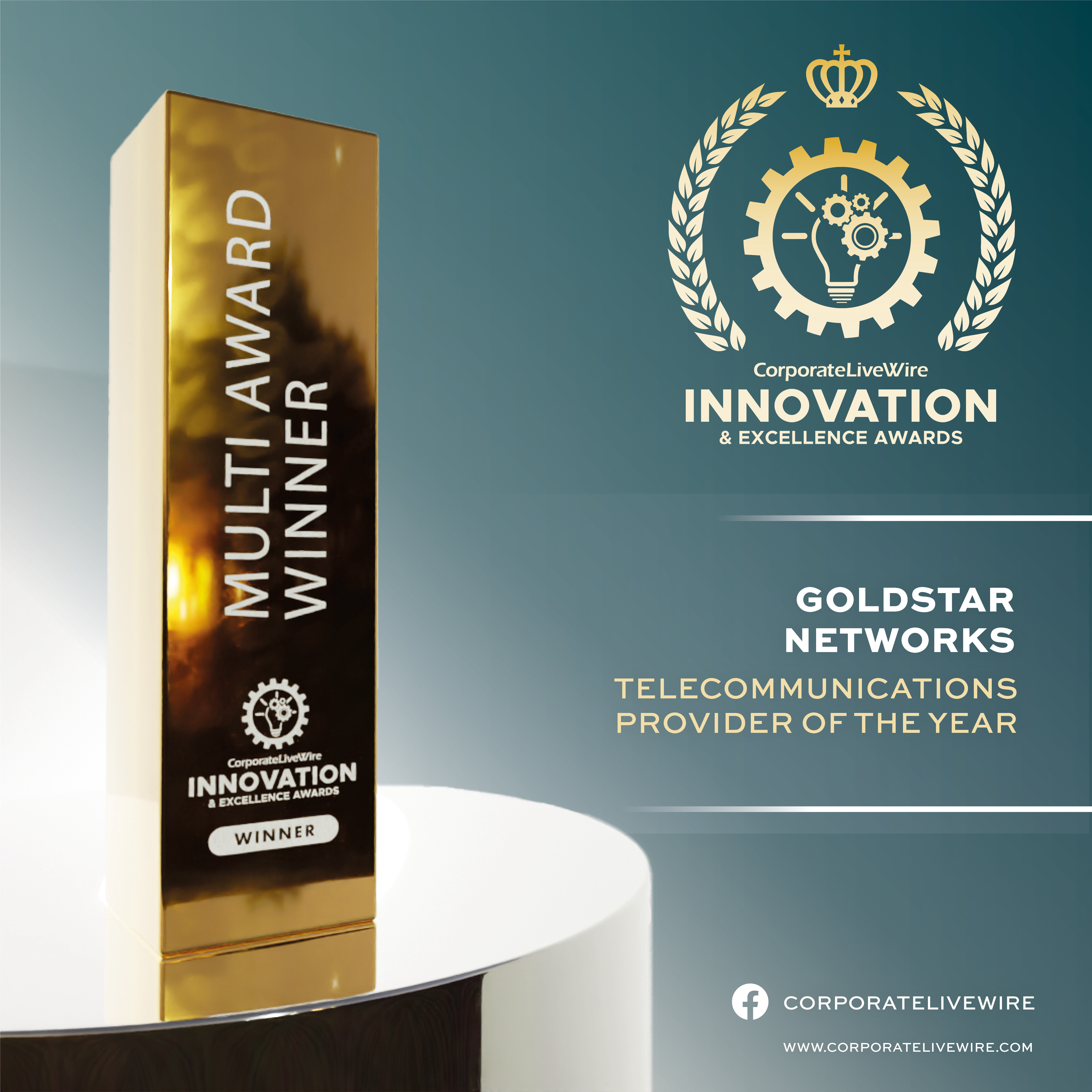 Goldstar Networks Multi Award Winner 2025